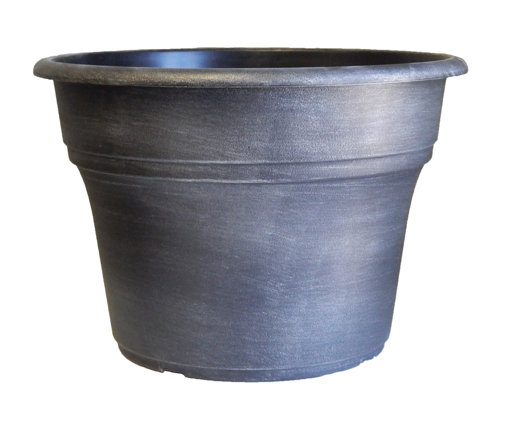 14.0 Imperial Planter Silver Wash - 24 per case - Decorative Planters